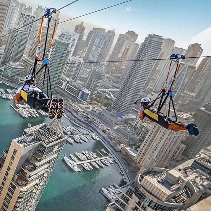 X-Iine Zipline Dubai Marina