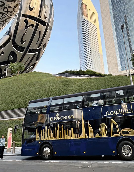 BUSTRONOMY - Dubai Landmarks On Your Table