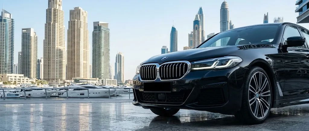 BMW 5 Series chauffeur service in Dubai