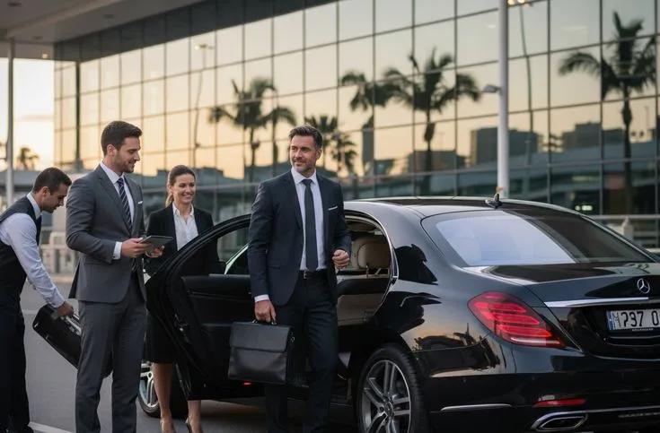 Corporate event chauffeur transfer in Dubai