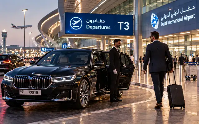 Dubai airport transfer chauffeur service