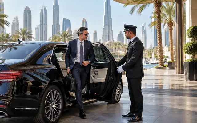 Corporate transfer chauffeur service in Dubai