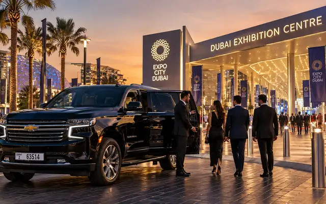 Event transfers chauffeur service in Dubai
