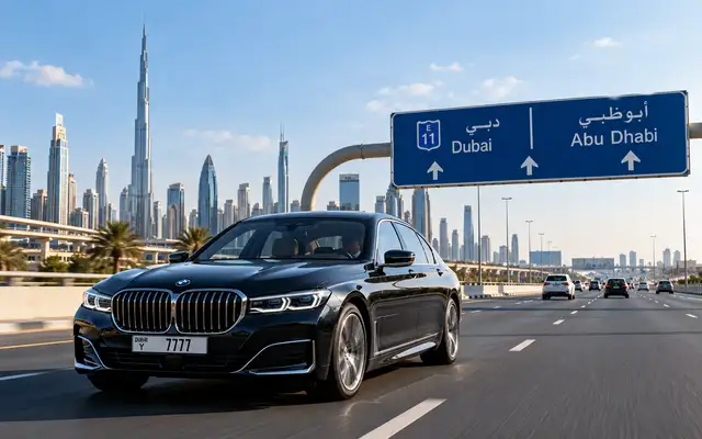 Inter GCC chauffeur transport from the UAE