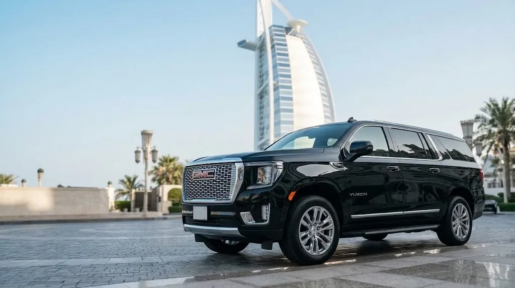GMC Yukon XL chauffeur service in Dubai