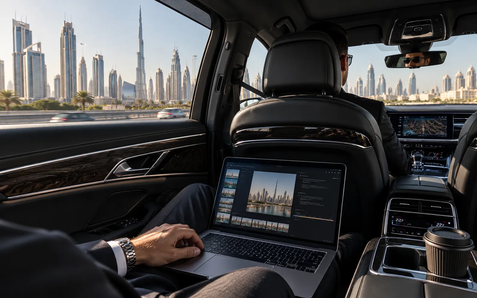 Half day chauffeur hire in Dubai