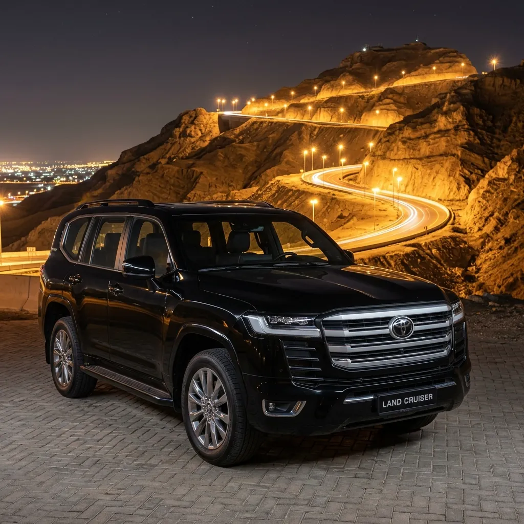 Toyota Land Cruiser chauffeur SUV in Dubai