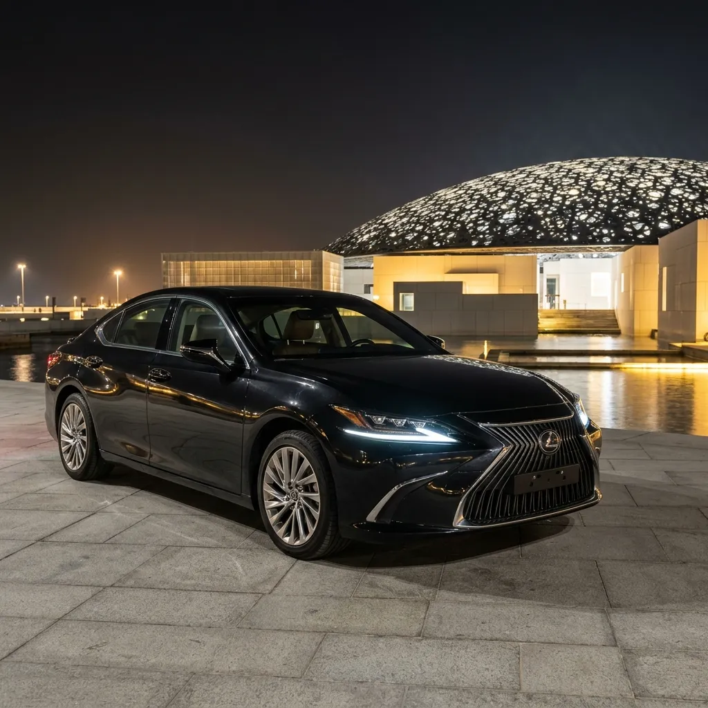 Lexus ES 300 chauffeur car for business journeys in Dubai