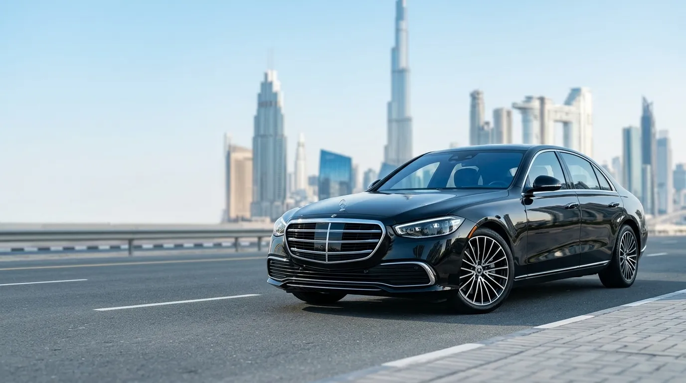 Mercedes S-Class chauffeur service in Dubai