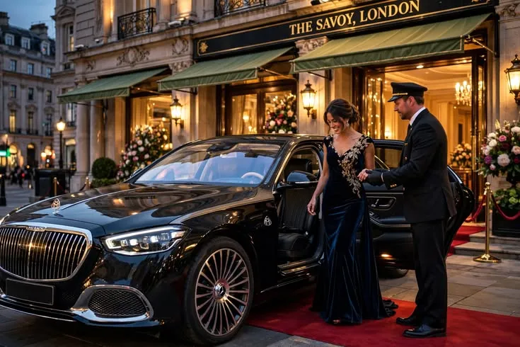 Private party chauffeur transfer in Dubai