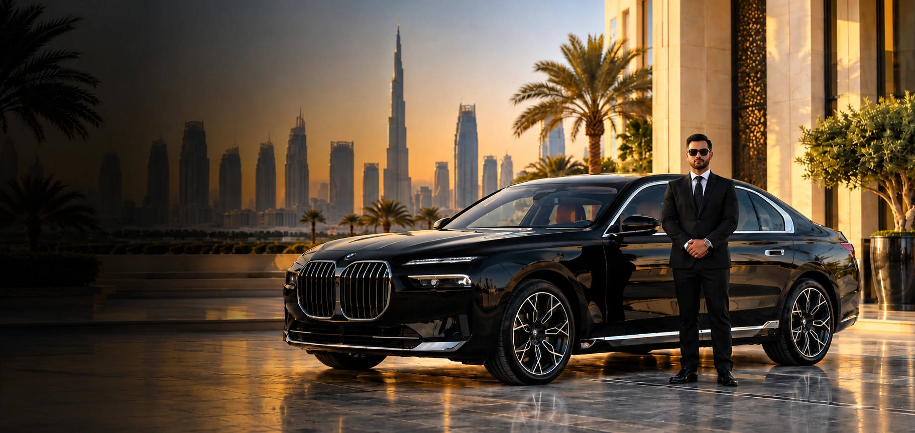 Premium chauffeur service in Dubai