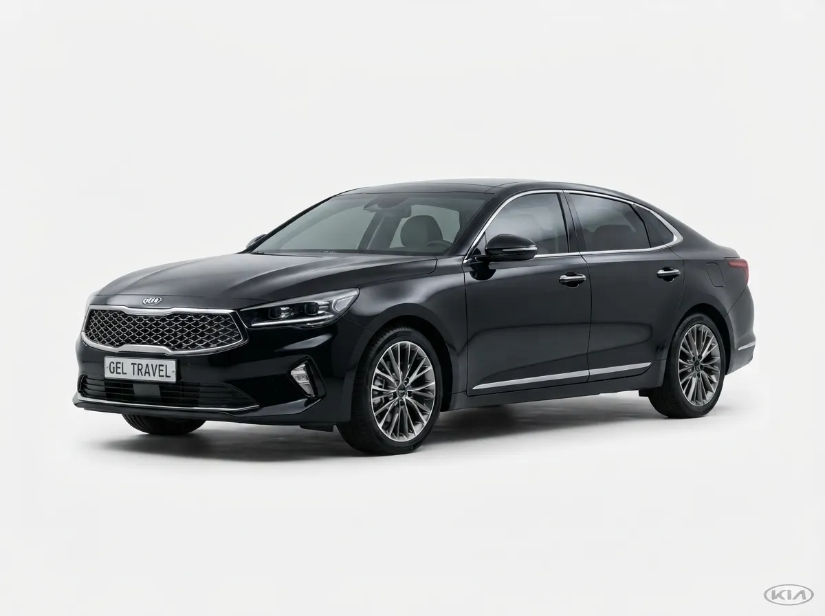 Kia K8 with chauffeur in Dubai
