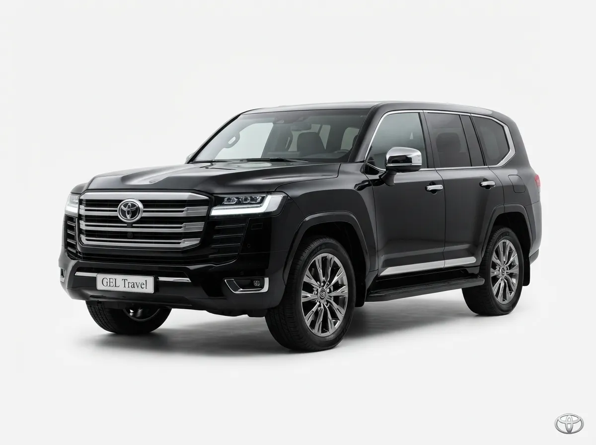Toyota Land Cruiser with chauffeur in Dubai