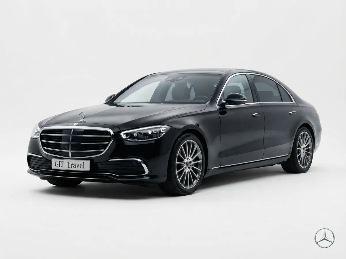 Mercedes S-Class with chauffeur in Dubai