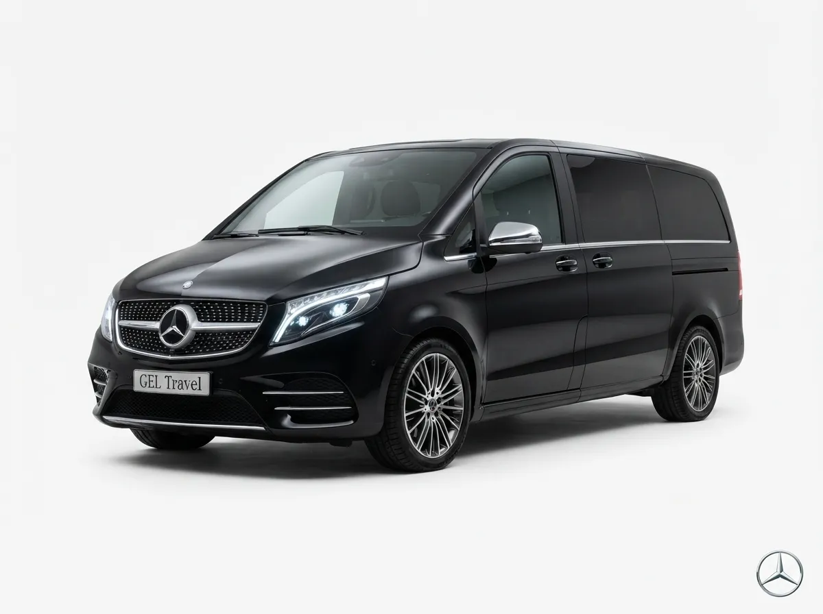 Mercedes-Benz V-Class with chauffeur in Dubai